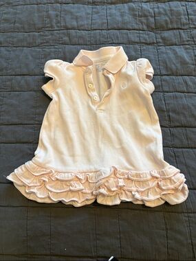 Ralph Lauren Pale Pink Girls Polo Dress